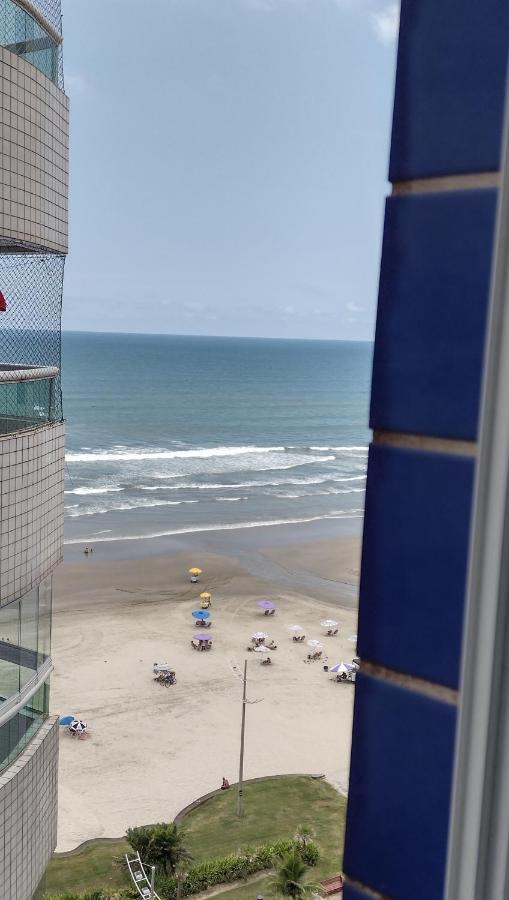 Belo Apartamento Com Vistas Para O Mar - Pe Na Areia - Churrasqueira Na Varanda プライア・グランデ エクステリア 写真